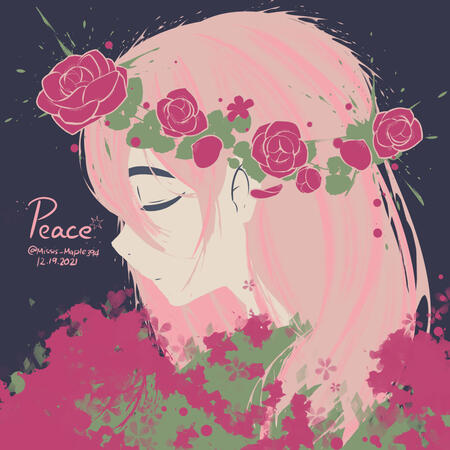 peaceful roses