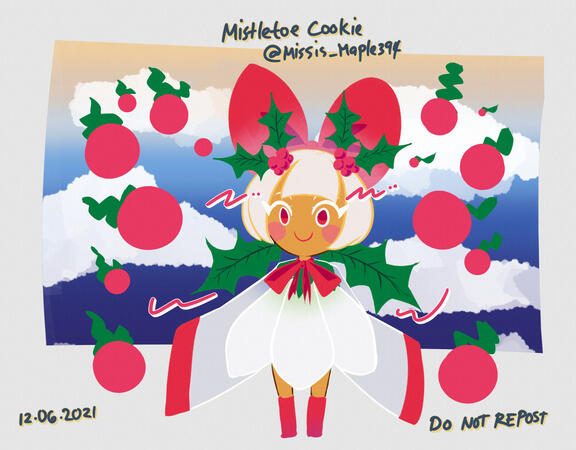 COOKIE RUN FAN OC - Mistletoe Cookie