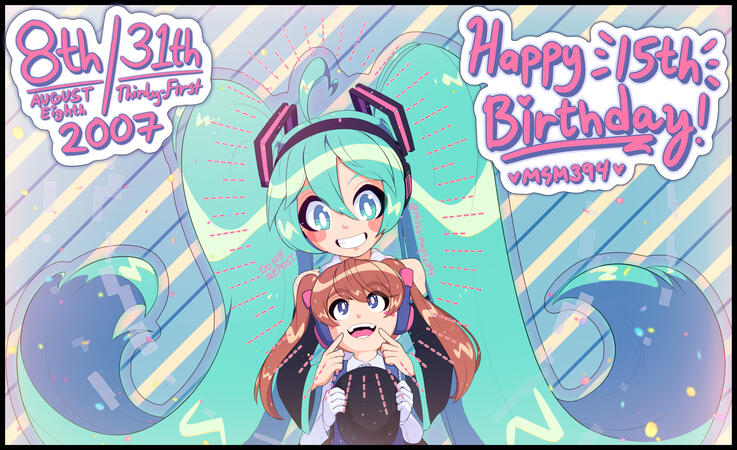 Miku's 15th birthday