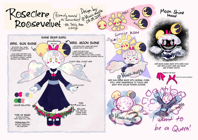 ROSECLERE U. ROOSEVELVET REF SHEET