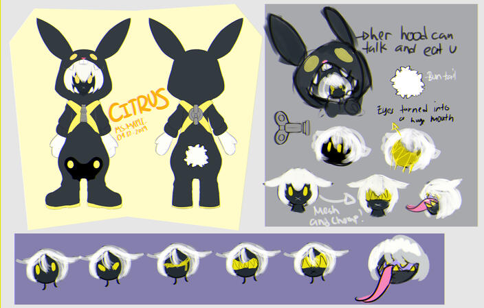 Citrus, inspiration from nelnal's OC: PECO & RAT